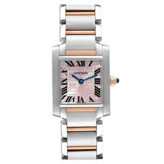 Cartier Tank Francaise Steel Rose Gold 160th Anniversary Ladies Watch W51036Q4 