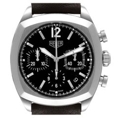 TAG Heuer Monza Re-Edition Cronografo Quadrante Nero Acciaio Orologio Uomo CR2110