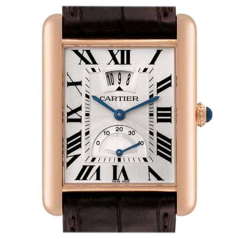 Cartier Tortue Privee Rose Gold 8 Day Power Reserve Men’s Watch ...