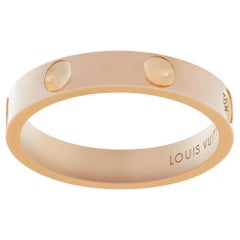 Vintage Louis Vuitton Empreinte 18k Rose Gold Wedding Band