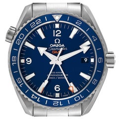 Used Omega Seamaster Planet Ocean GMT 600m Watch 232.92.44.22.03.001 Box Card