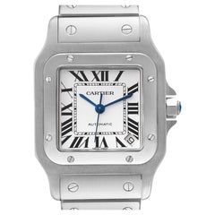 Cartier Santos Galbee XL Automatic Steel Mens Watch W20098D6