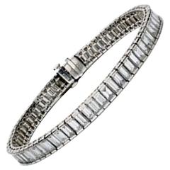 Baguette Diamond Line Bracelet