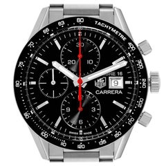 Tag Heuer Carrera Juan Manuel Fangio LE Steel Mens Watch CV201AK Card