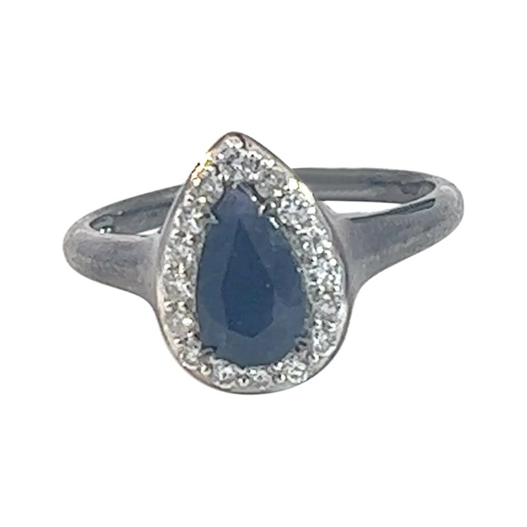 Extremely Rare GIA Kashmir Sapphire 1.2 Carat Engagement Statement Cocktail Ring