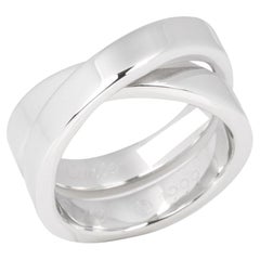 Cartier 18ct White Gold Crossover Nouvelle Vague Ring