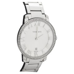 Tiffany & Co. Atlas Diamond Stainless Steel Watch