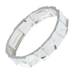 Retro Silver Bracelet by Lapponia Jewelry Oy Made Year 1991