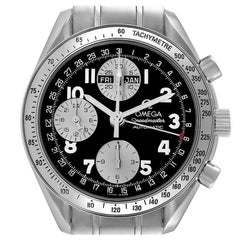 Omega Speedmaster Triple Calendar Black Dial Steel Mens Watch 3523.51.00