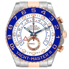 Rolex Yachtmaster II Steel Rose Gold Mens Watch 116681 Unworn
