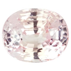 Peach Sapphire Oval Natural Unheated, Loose Gemstone (Saphir pêche ovale naturel non chauffé, en vrac)