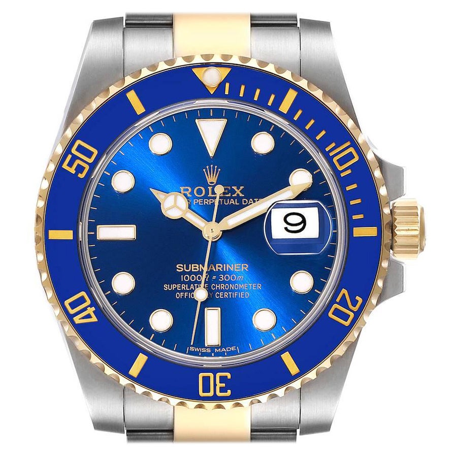 Rolex Submariner 116613 Automatic Watch Stainless Steel Blue Dial at ...