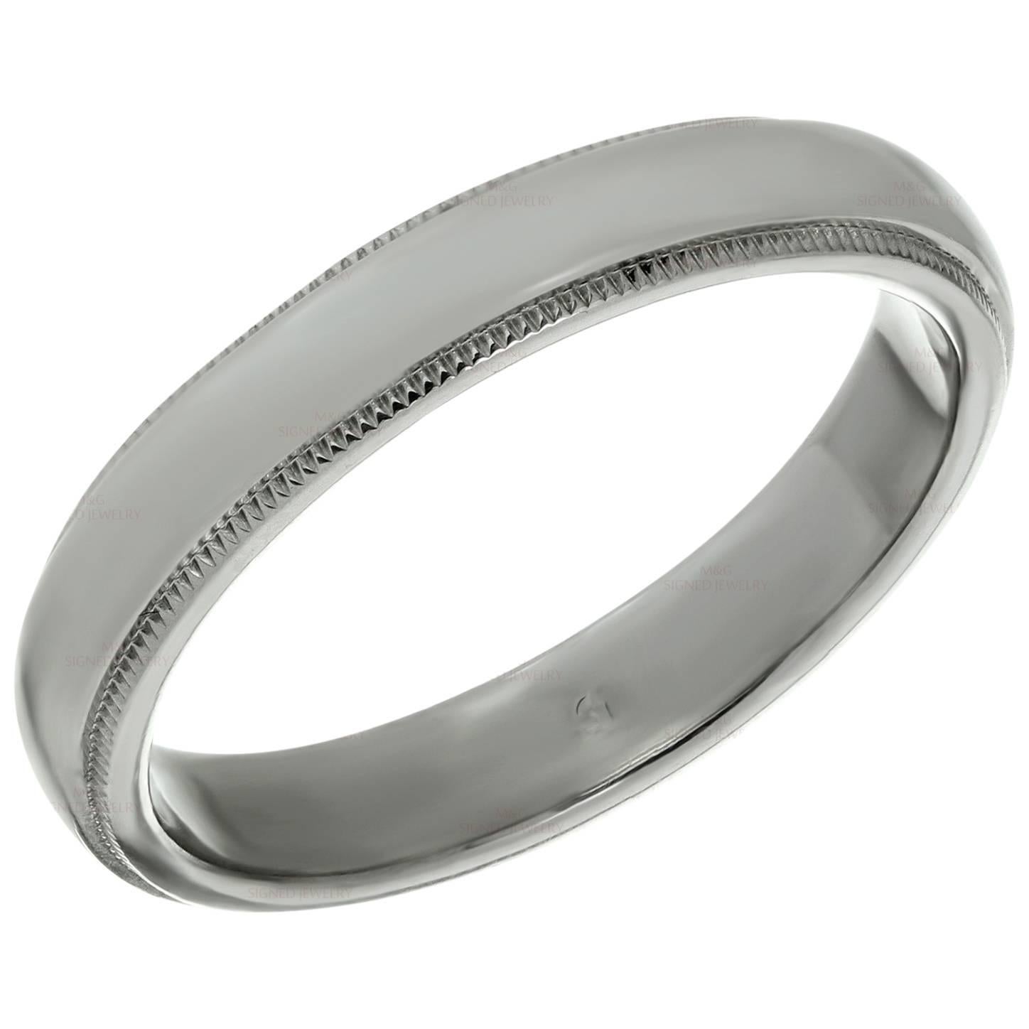 tiffany platinum wedding ring