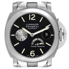 Panerai Luminor Power Reserve Automatic Titanium Watch PAM00171 Box Card