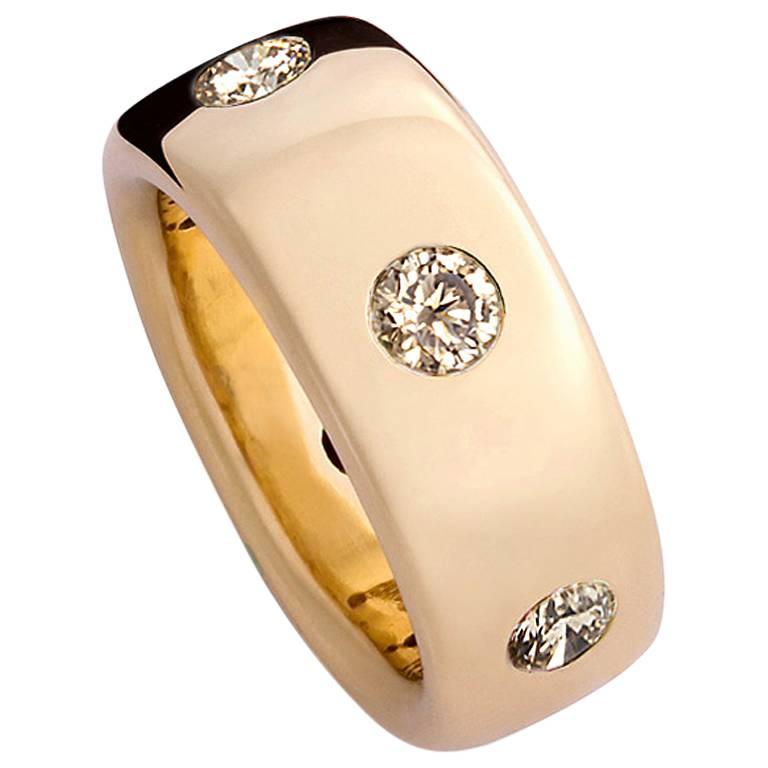 Colleen B. Rosenblat Diamond Gold Ring