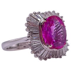 Retro Certificated Unheated Burma Natural Pink Sapphire