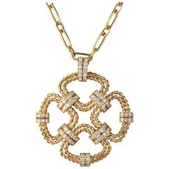 Fred Paris Diamonds Gold Pendant