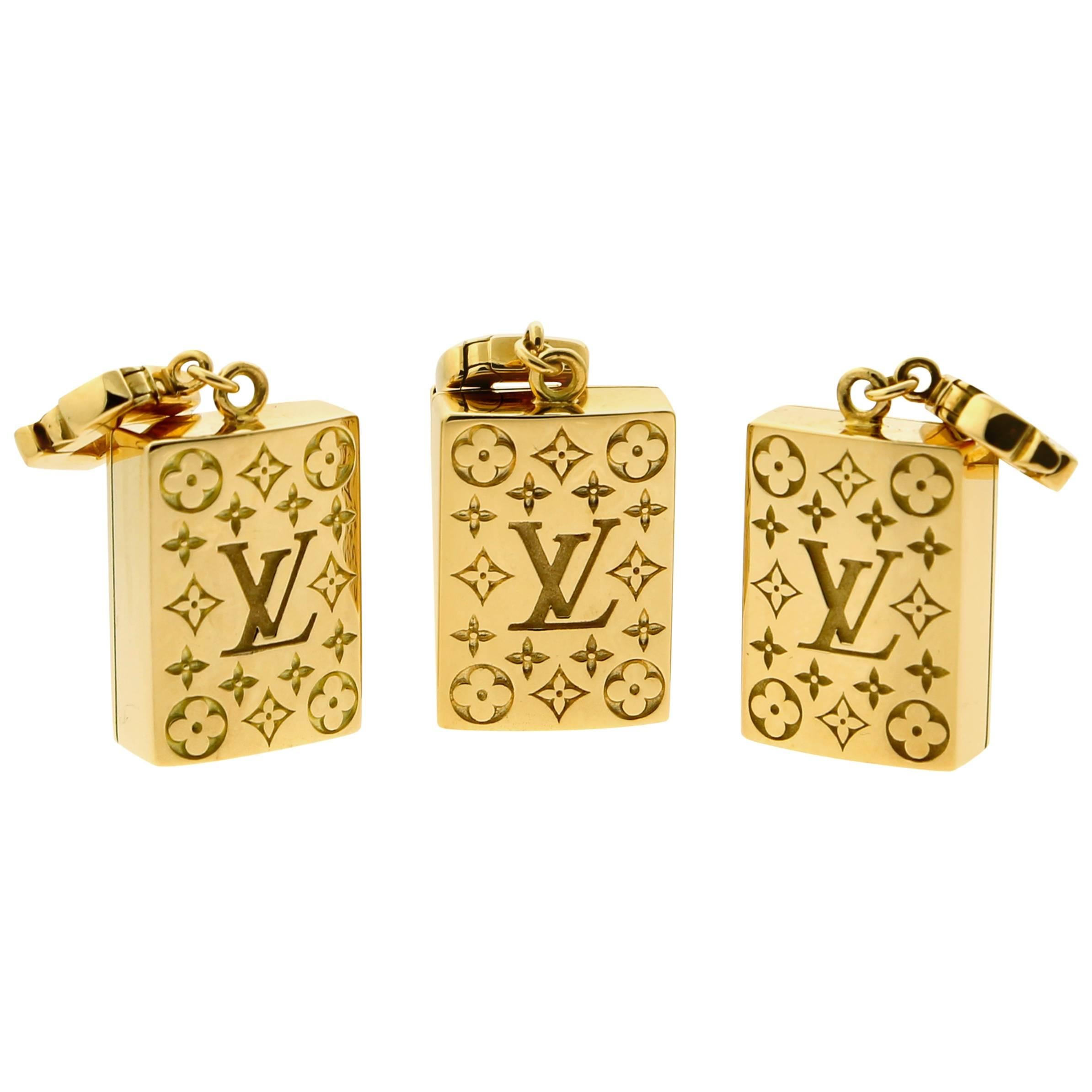 Louis Vuitton - Édition limitée Mahjong - Ensemble de carreaux en or en vente