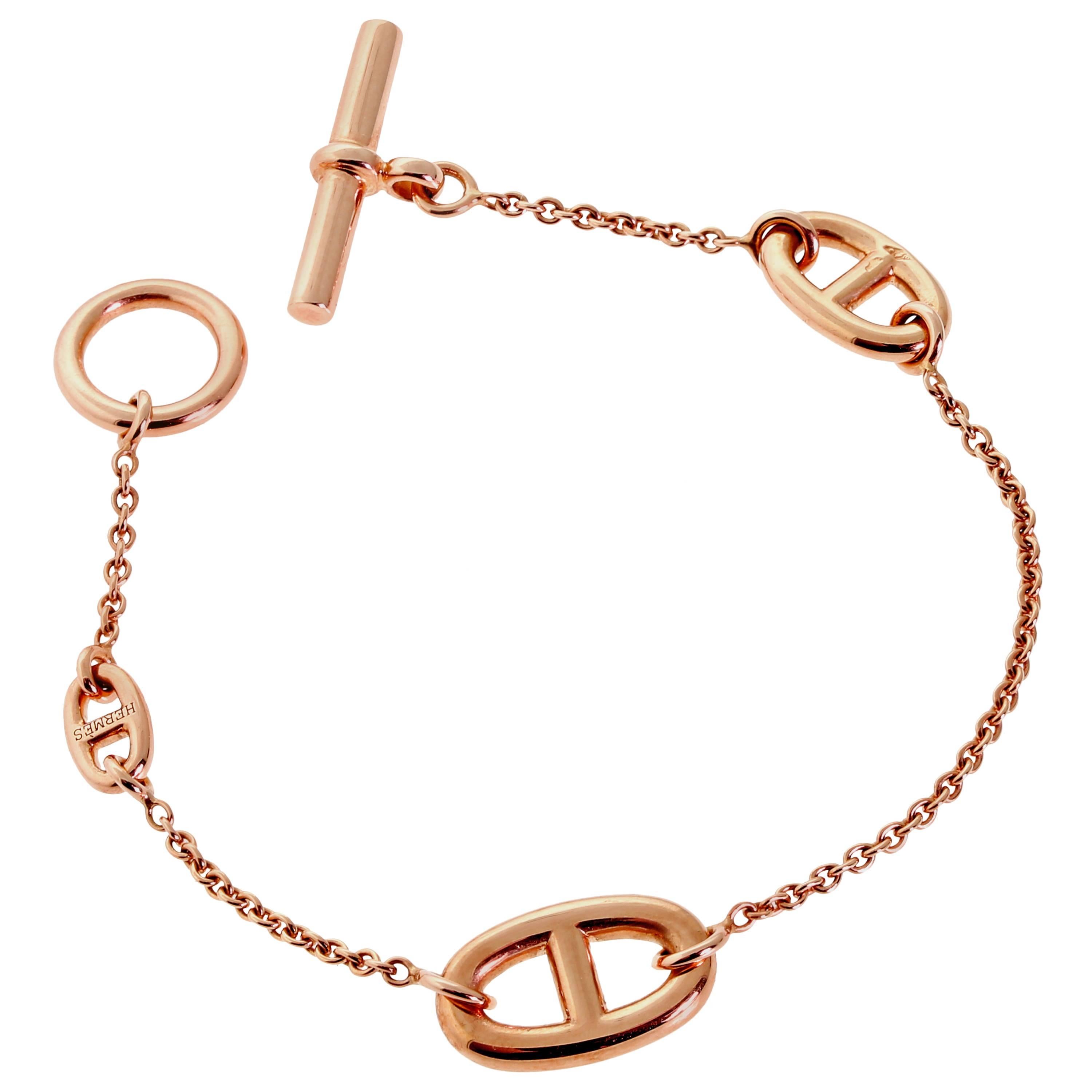 Hermes Farandole Rose Gold Bracelet