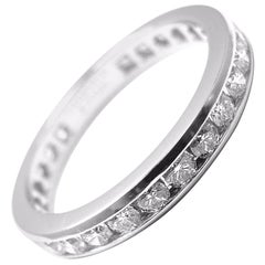 Tiffany & Co. Diamond Platinum Full Circle Band Ring