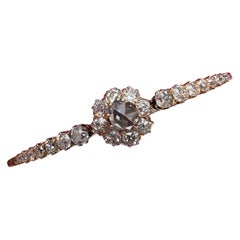 Victorian Diamond Cluster Bangle