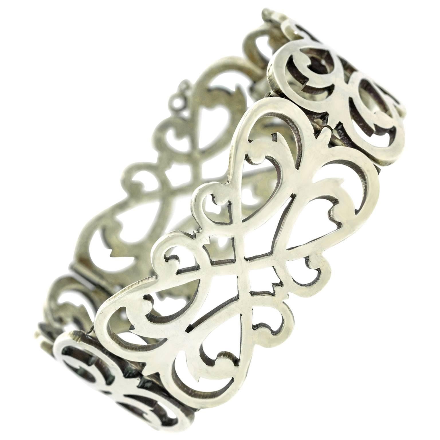 Fifties Mexico Sterling Silver Bracelet
