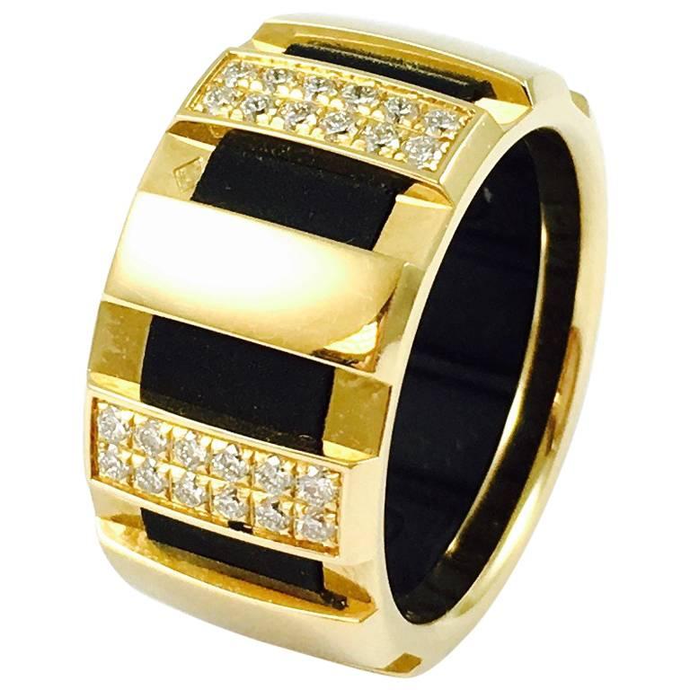 Chaumet Class One 18 Karat Gold Diamond Ring