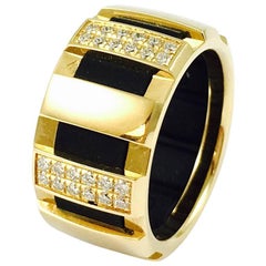 Chaumet Class One 18 Karat Gold Diamond Ring