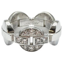 Cartier Himalia White Gold Diamond Band Ring