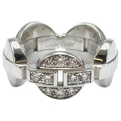 Cartier Himalia White Gold Diamond Band Ring 6