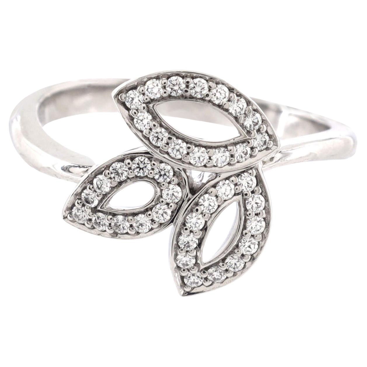 Harry Winston Lily Cluster Ring Platinum with Diamonds Mini