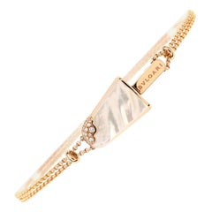 Bvlgari Gelati Bracelet 18K Rose Gold with Mother of Pearl and Diamonds