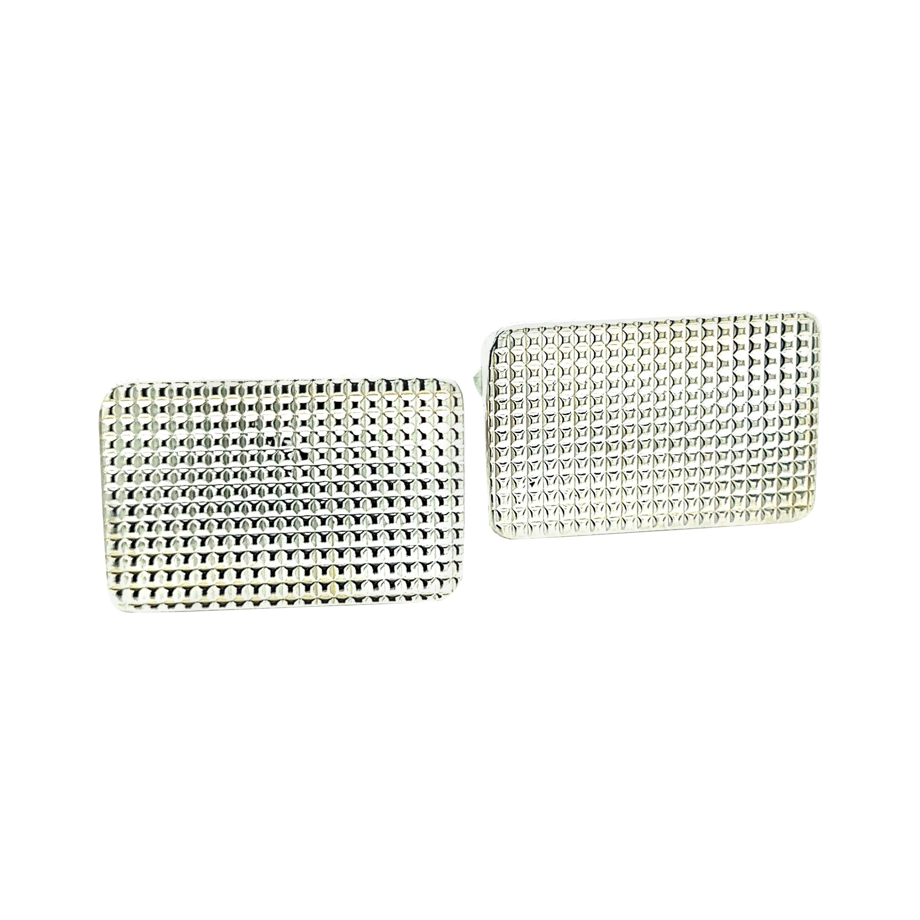 Gucci Estate Cufflinks Silver  For Sale