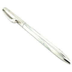 Vintage Tiffany & Co Estate Ballpoint Pen 5" Silver
