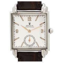 Vintage Rolex Stainless Steel Dress Wristwatch Ref 4574 1939