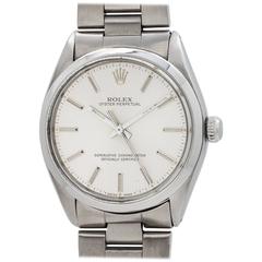 Vintage Rolex Stainless Steel Oyster Perpetual Wristwatch circa 1986