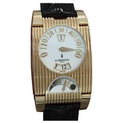 De Grisogono Rose Gold FG ONE N05 GMT Jump Hour Automatic Wristwatch