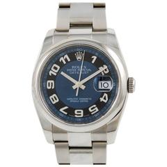 Rolex Stainless Steel DateJust Wristwatch Ref 116200