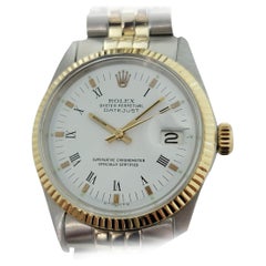 Rolex Oyster Datejust 1600 14 carats automatique pour hommes, années 1960, vintage suisse RA169