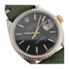 Mens Rolex Oyster Datejust 1601 18k Gold SS Automatic 1960s Retro Swiss RJC142