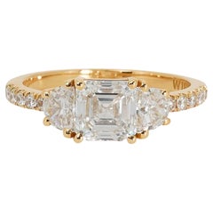 Magnifique bague avec diamants de 2,24 carats et certificat IGI