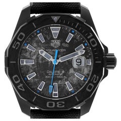 Tag Heuer Aquaracer Black Carbon Dial Limited Edition Mens Watch WBD218C
