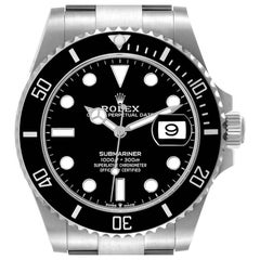 Rolex Submariner Black Dial Ceramic Bezel Steel Mens Watch 126610 Unworn
