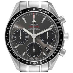 Omega Speedmaster Datum graues Zifferblatt Herrenuhr 323.30.40.40.06.001 Box-Karte