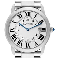 Cartier Ronde Solo Large 36mm Stainless Steel Mens Watch W6701005