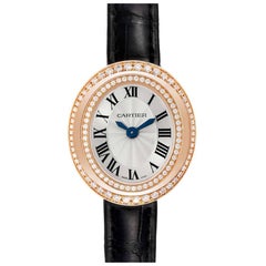 Cartier Hypnose Rose Gold Diamond Bezel Ladies Watch WJHY0006 Papers