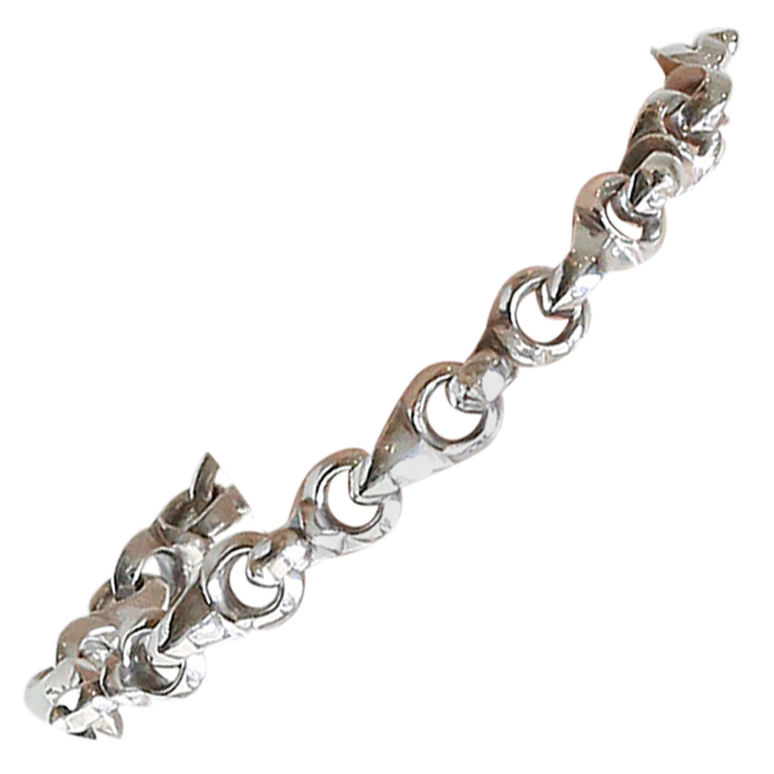 Stephen Webster Sterling Silver Thorn "S" Link Bracelet