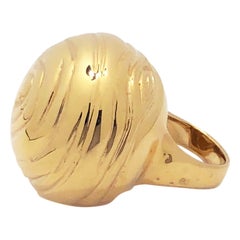 'Jupiter' Vermeil Cocktail Ring, Brenna Colvin, Outer Objects Collection