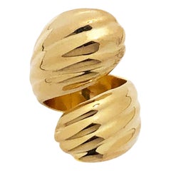 'Comet' Vermeil Statement Ring by Emerging Designer Brenna Colvin