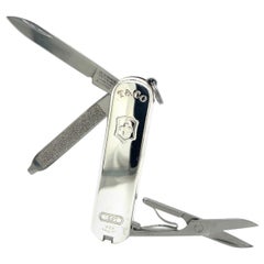Tiffany & Co Estate Swiss Army Pocket Knife Silver
